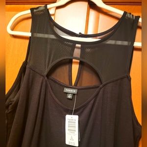 TORRID Mesh Peplum Blouse 2